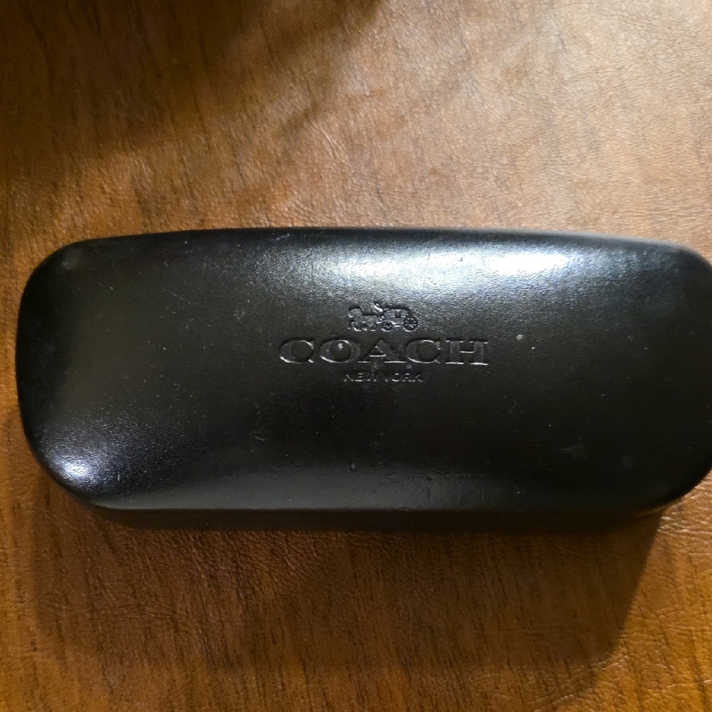 Coach Sleek Black Eyewear Case